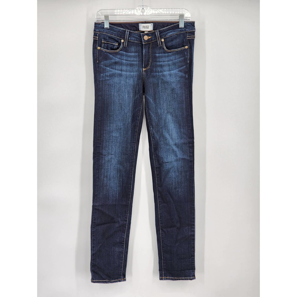 Paige Skyline Skinny Dark Denim Wash Size 28